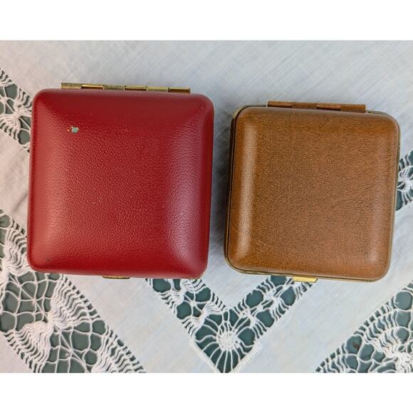 Vintage Phinney-Walker & Sloan Fold Up Hard Case Travel Alarm Clocks Lot of 2 - Picture 11 of 12